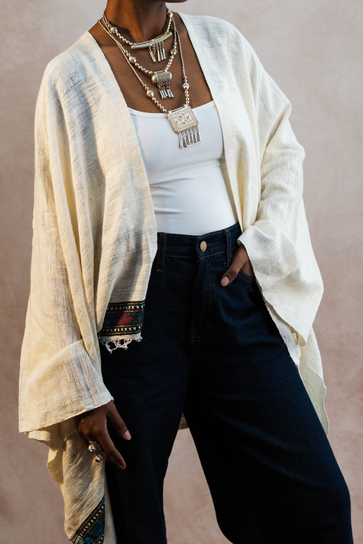 Tibeb Draped Cardigan image 0