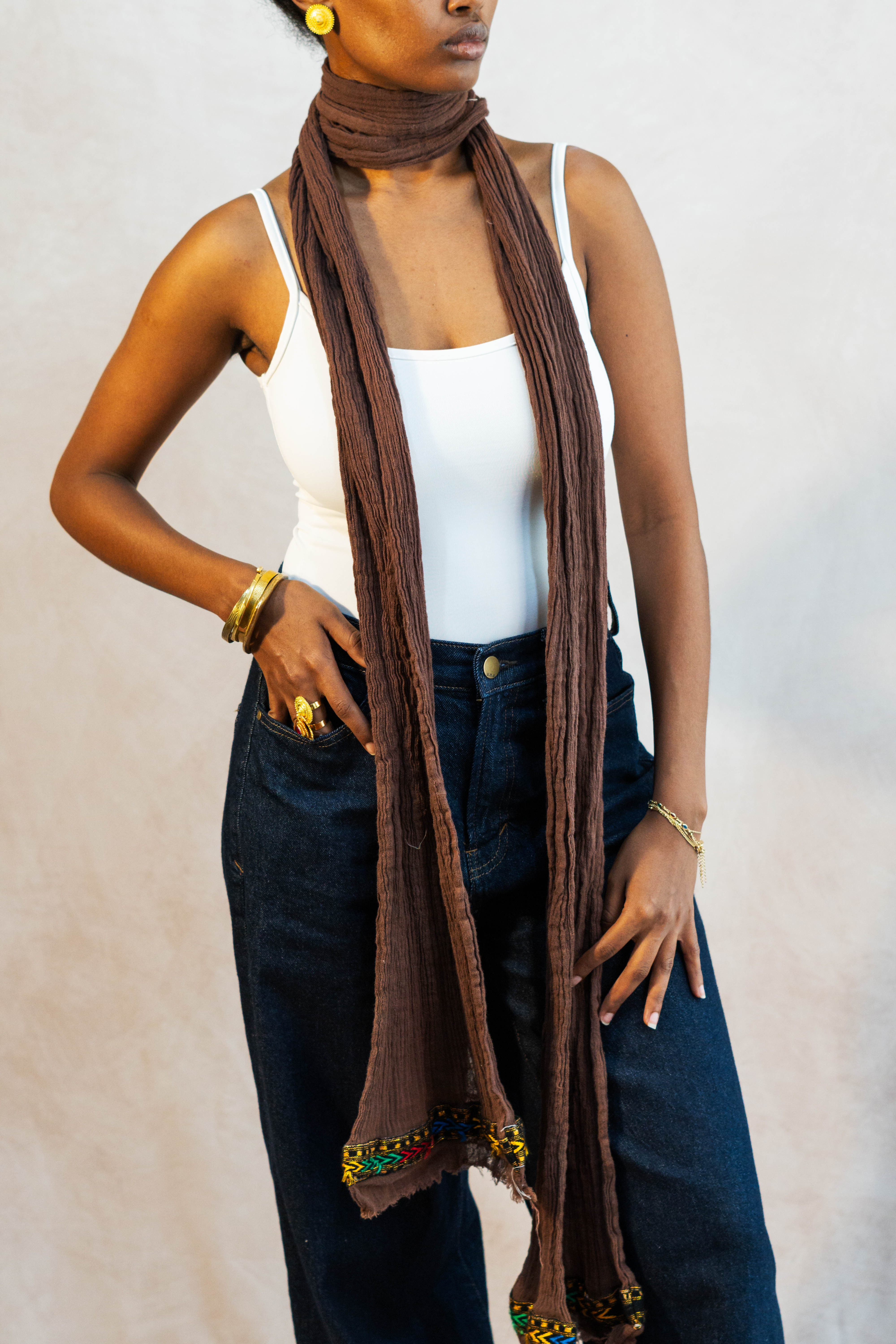 Melley Skinny Scarfs image 3