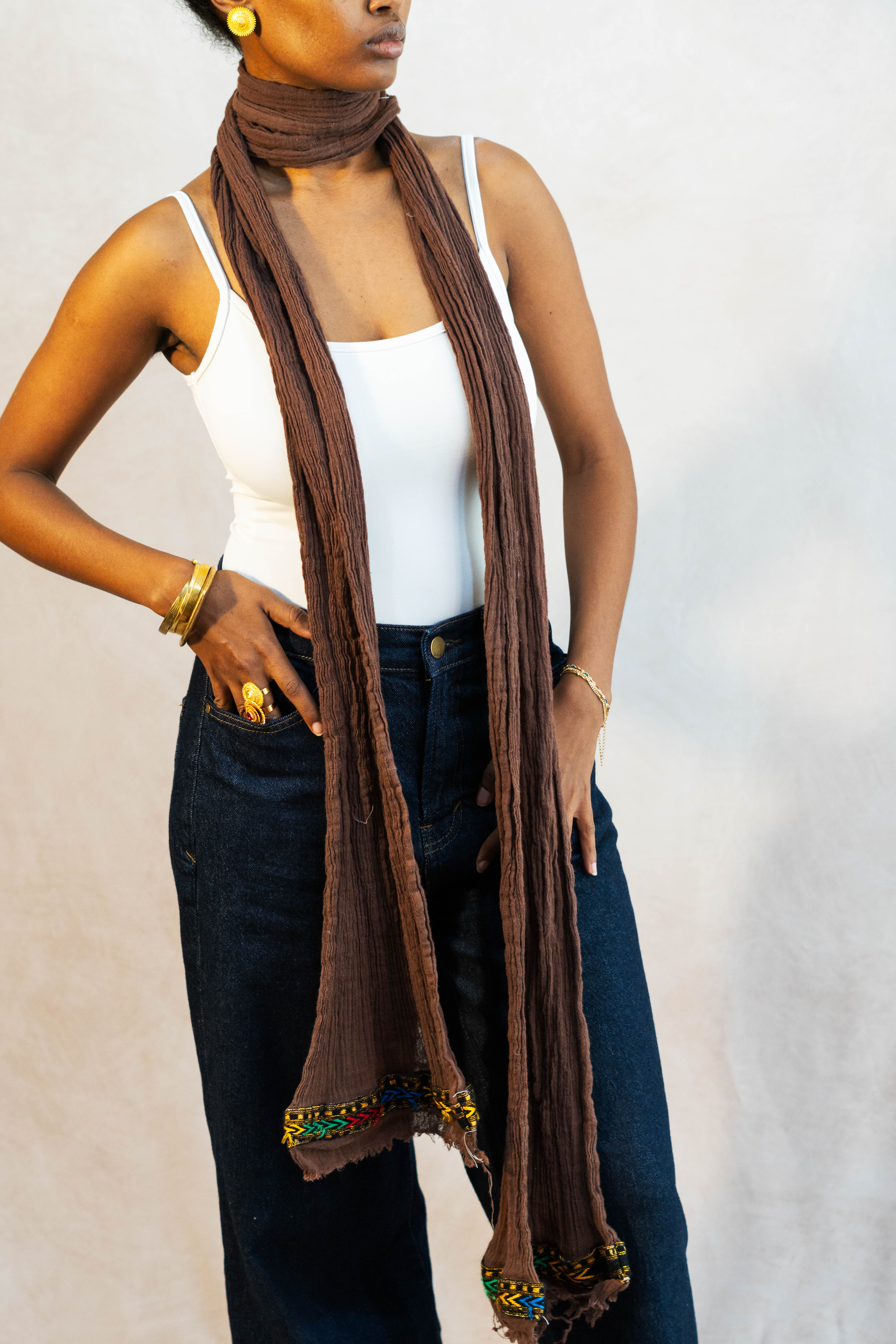 Melley Skinny Scarfs image 8